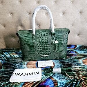 NWT Brahmin PARAKEET DUXBURY WEEKENDER